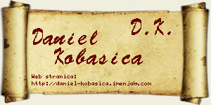 Daniel Kobasica vizit kartica